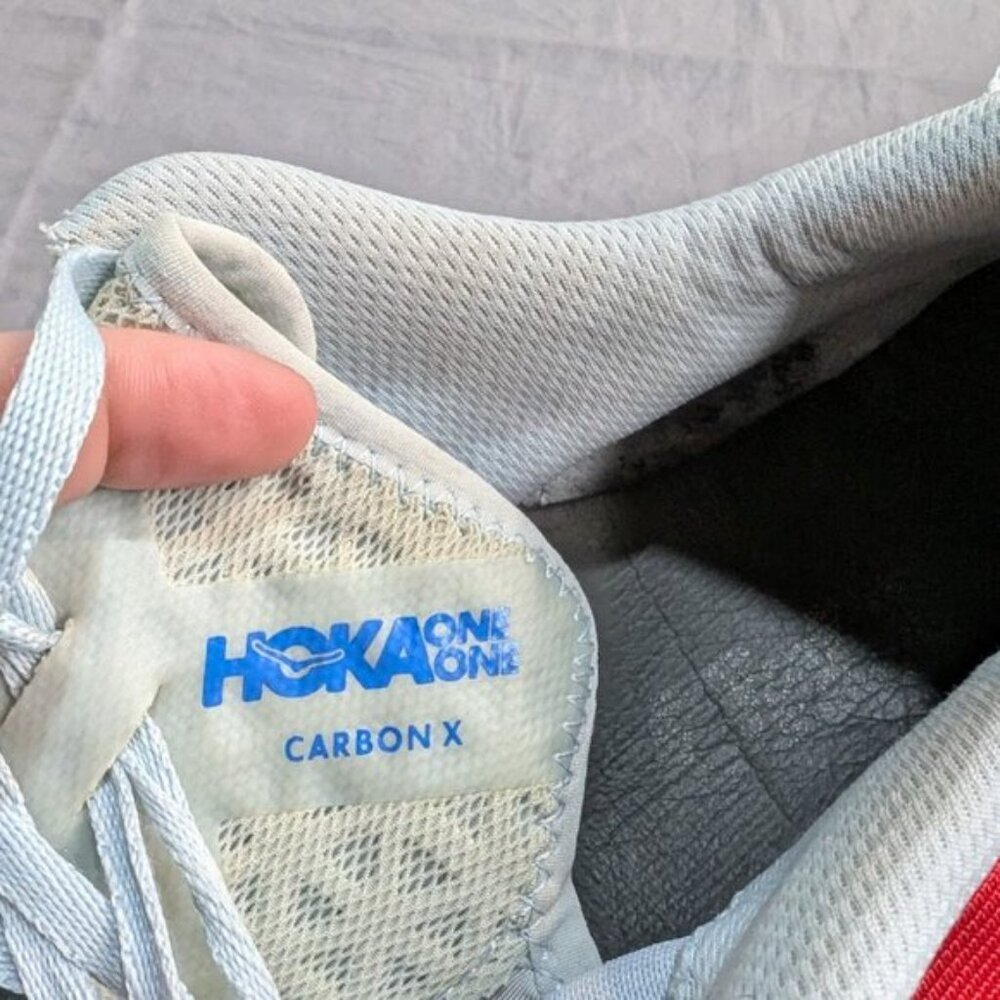 Hoka One One Carbon X Running Shoes Trainers Athletic Shoes Size Women 9.5 - Picture 4 of 14